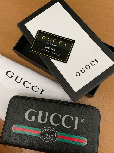 gucci controllato wallet ebay|Gucci card wallet men's.